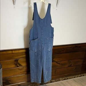 Amazon Adjustable Denim Overalls Jumpsuit with Front Pockets- M